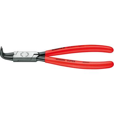 Bent circlip pliers for internal rings type 5615
